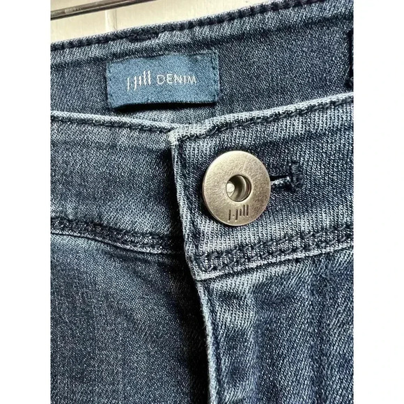 J.Jill Authentic Fit Slim Ankle Jeans Blue 12 Tall - Picture 6 of 8